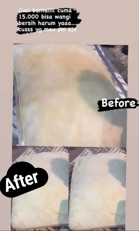 jasa cuci bantal guling surabaya sidoarjo gresik